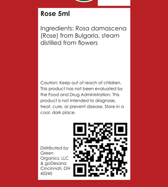 Rose Back Label