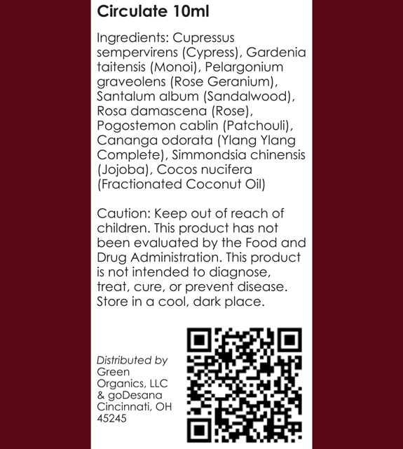 Circulate Back Label