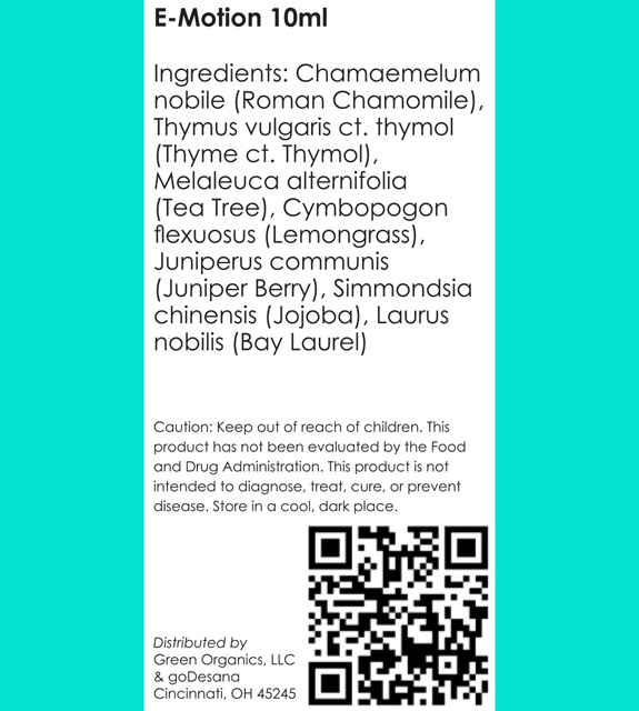 E-Motion Back Label