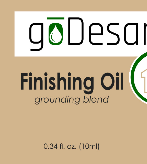 Finishing Oil Front Label