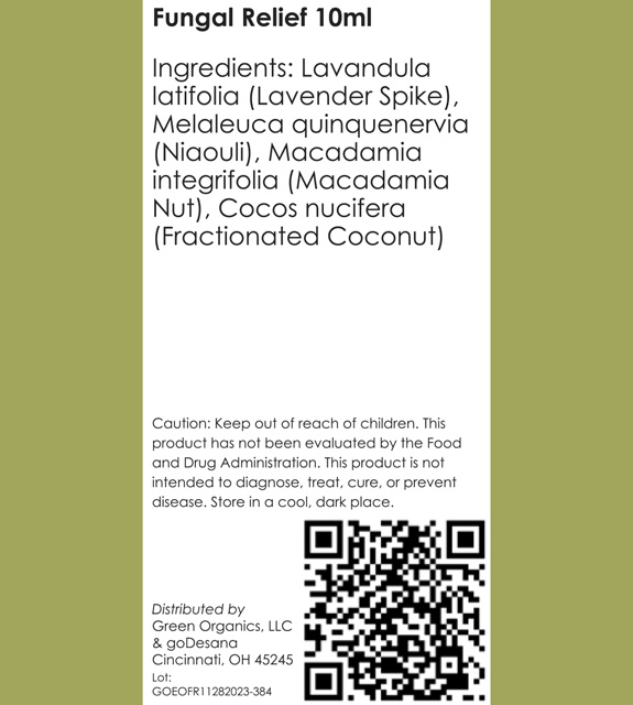 Fungal Relief Back Label