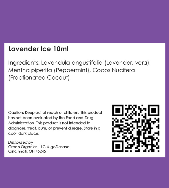Lavender Ice Back Label