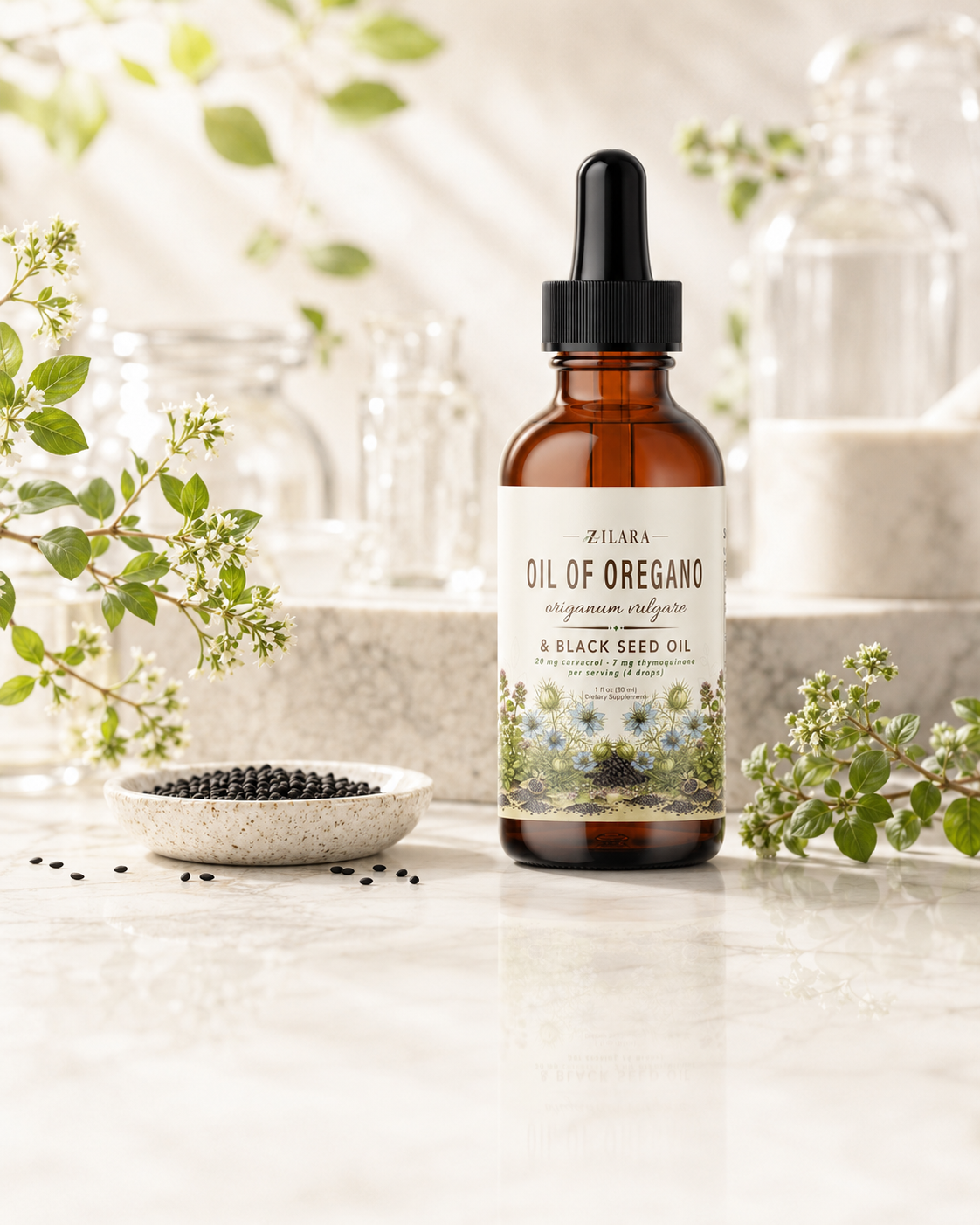 Oil of Oregano and Black Seed Oil