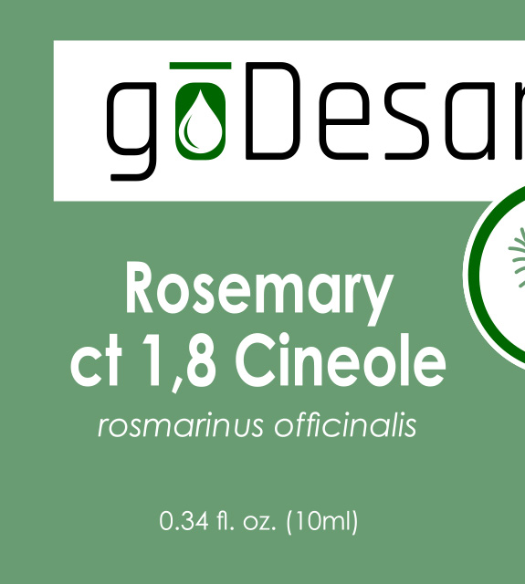 Rosemary Cineole Front Label